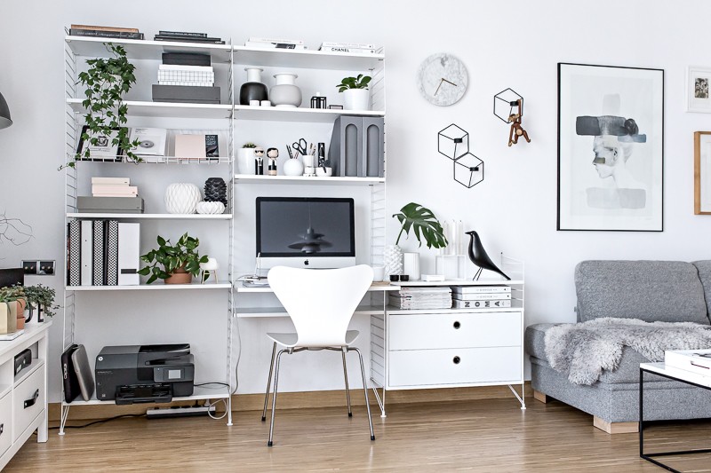 Scandinavian Home Office - my workspace | www.my-full-house.com | Top Scandinavian Interior and Lifestyle Blog