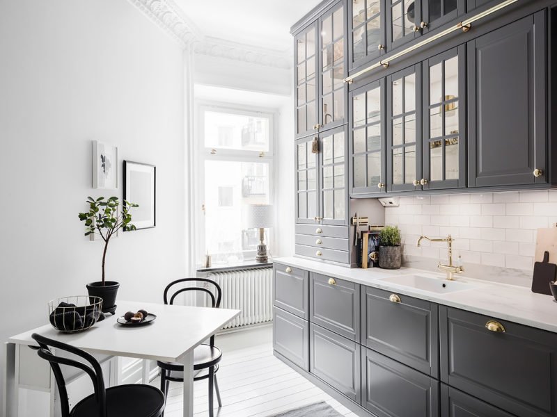 Interior trends | Grey kitchen cabinets | www.my-full-house.com | Top Scandinavian Blog
